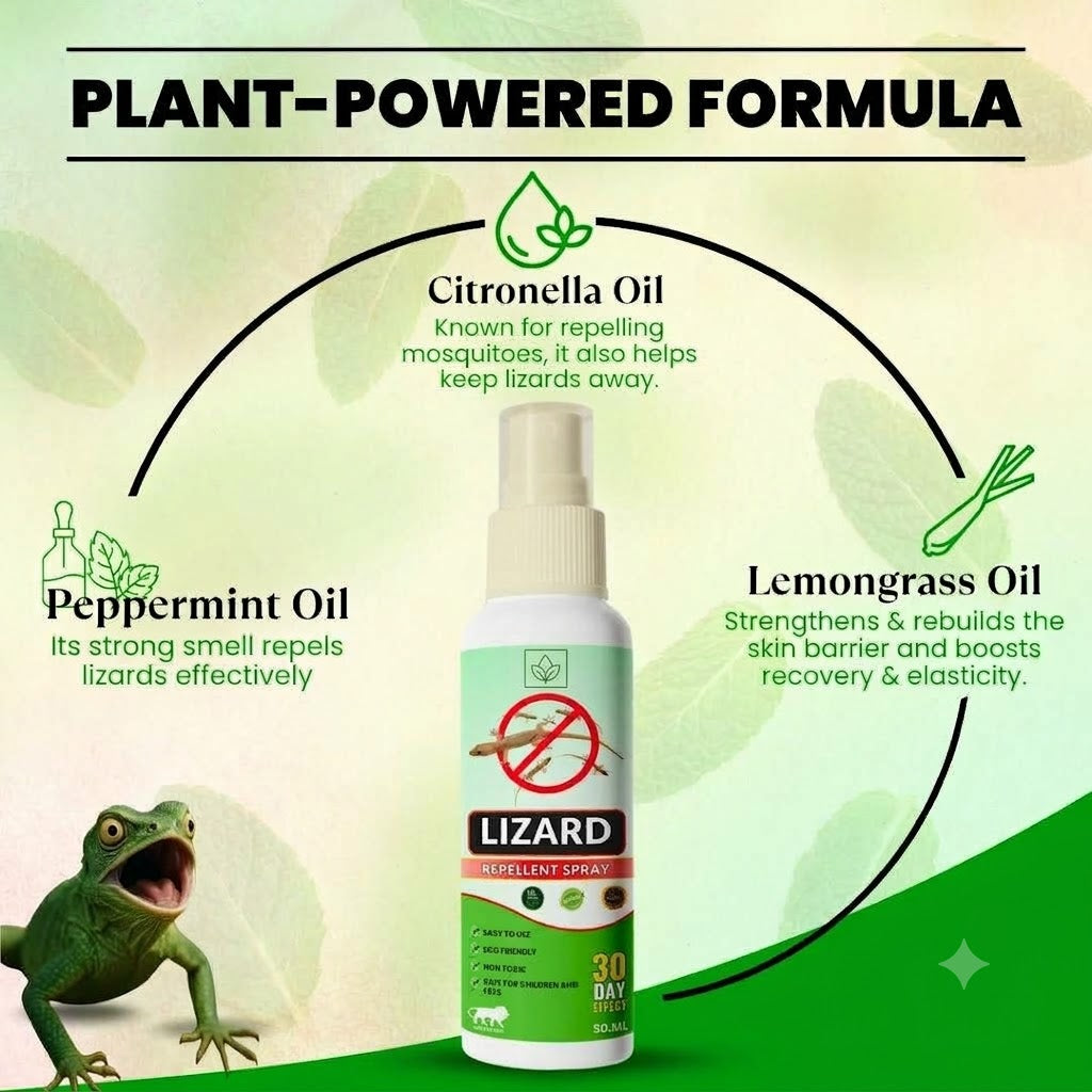 Lizard Repellent Spray - Protect your home from Pest, mite & insects