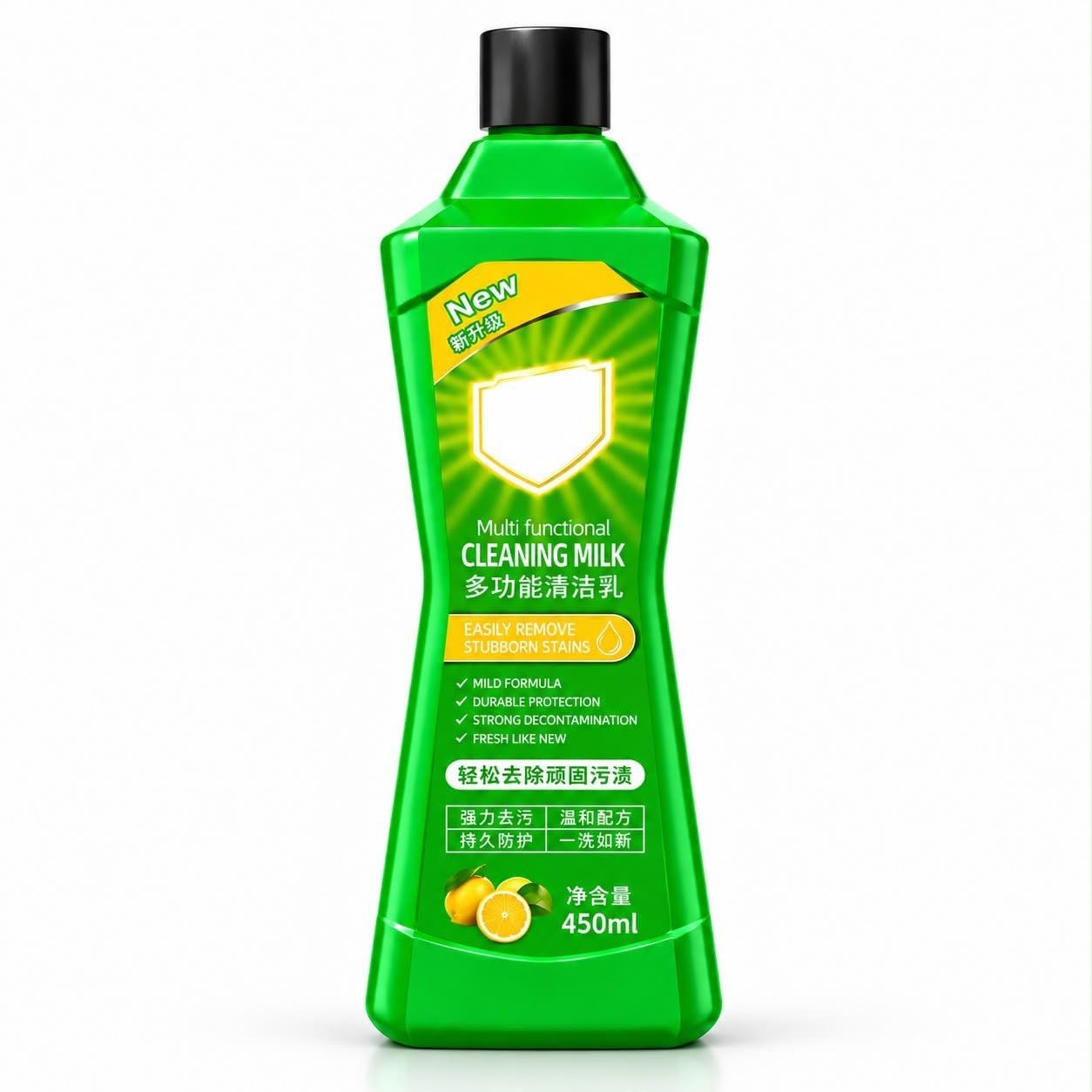 ✨ Multi-Functional Cleaning Milk 450ml – Stubborn Stain Remover with Mild Formula | Fresh & Clean Finish for Kitchen, Bathroom & Home 🏠