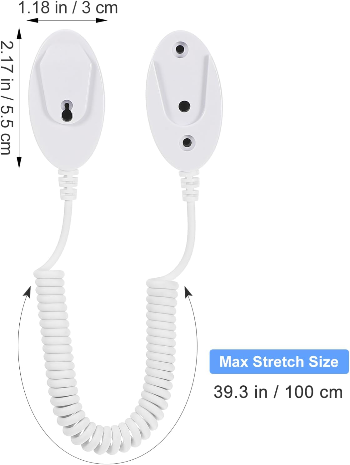 2 pack of Magnetic Remote Control Holders