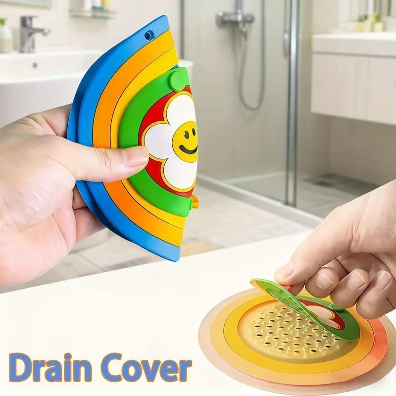 2-in-1 Silicone Drain Cover