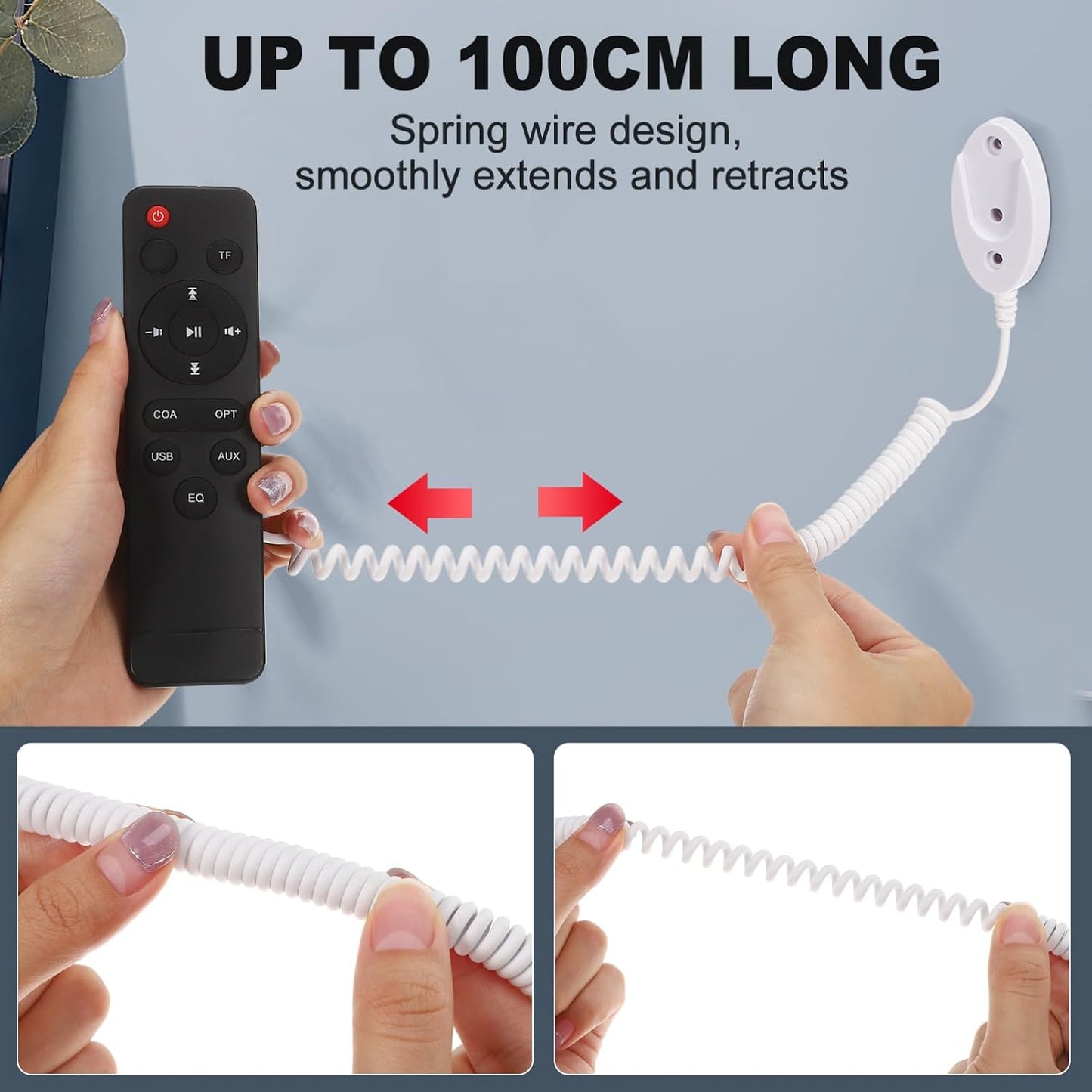 2 pack of Magnetic Remote Control Holders