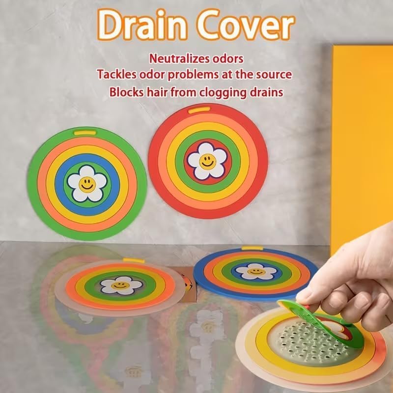 2-in-1 Silicone Drain Cover