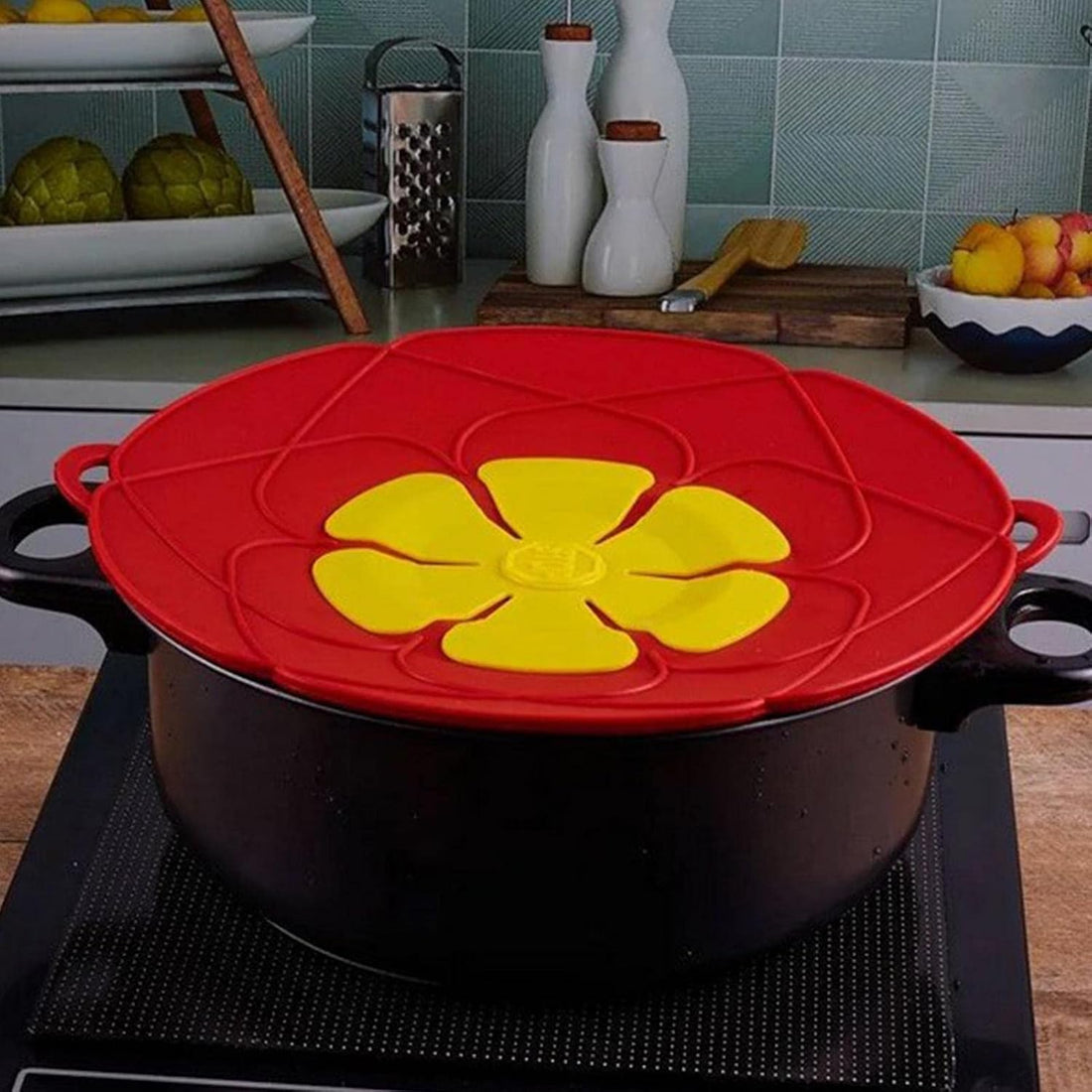 Anti-Spill Silicone Lid Cover | Boil Over Guard