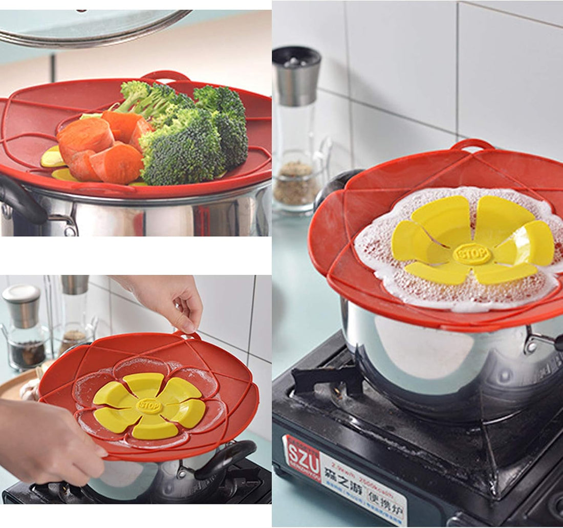Anti-Spill Silicone Lid Cover | Boil Over Guard