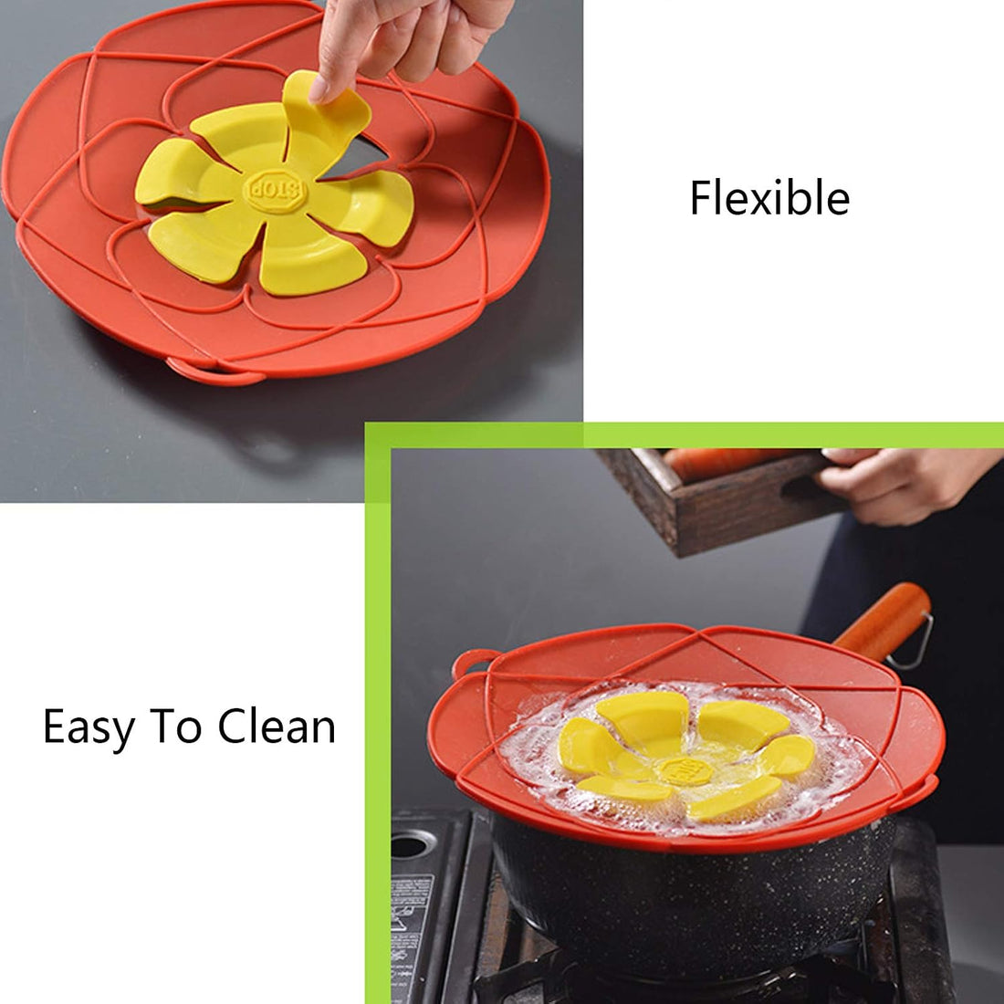 Anti-Spill Silicone Lid Cover | Boil Over Guard