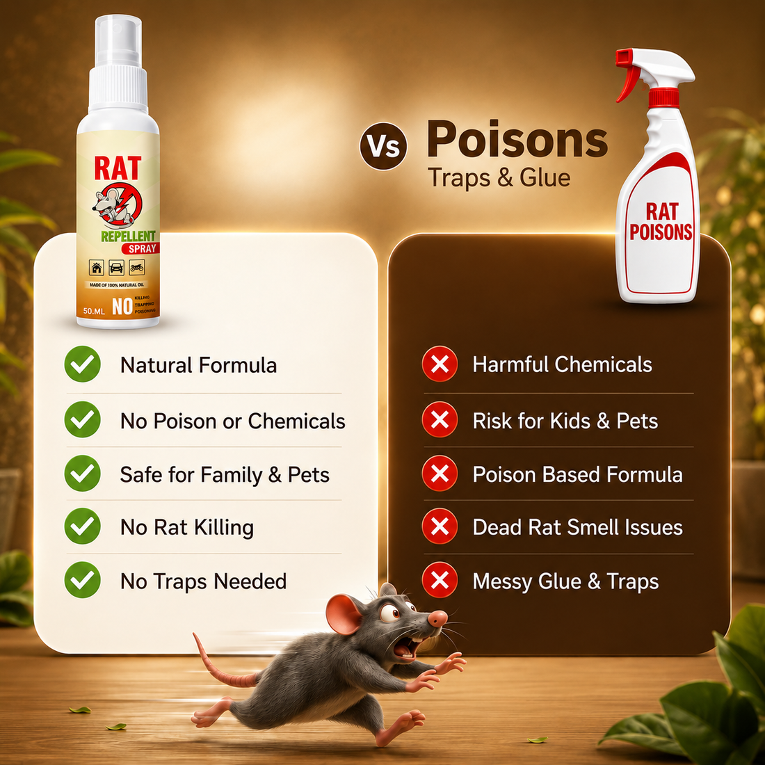 Rat Repellent Spray – Safe, Effective, and Eco-friendly