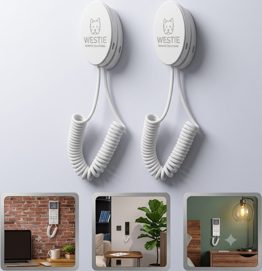 2 pack of Magnetic Remote Control Holders