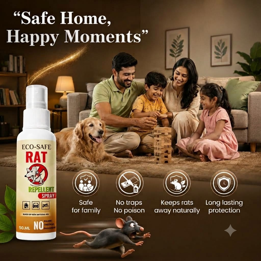 Rat Repellent Spray – Safe, Effective, and Eco-friendly
