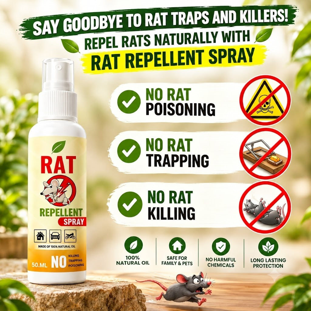 Rat Repellent Spray – Safe, Effective, and Eco-friendly