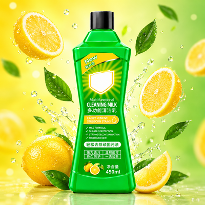 ✨ Multi-Functional Cleaning Milk 450ml – Stubborn Stain Remover with Mild Formula | Fresh & Clean Finish for Kitchen, Bathroom & Home 🏠