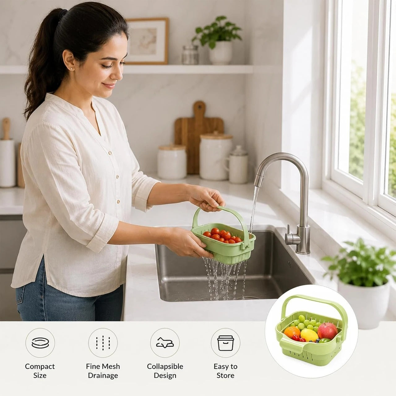 Kitchen Sink Drain Basket